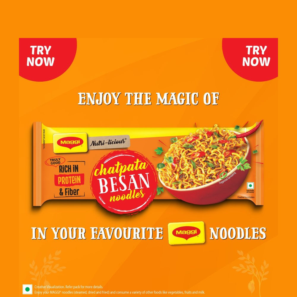 Maggi Nutrilicious Chatpata Besan Noodles : 298 g