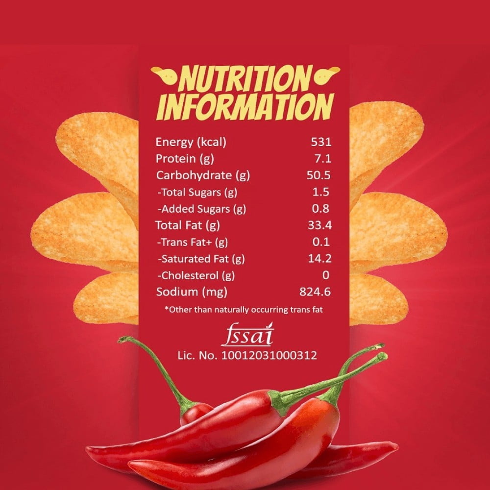 Bingo Original Style Chilli Sprinkled Potato Chips : 90 g