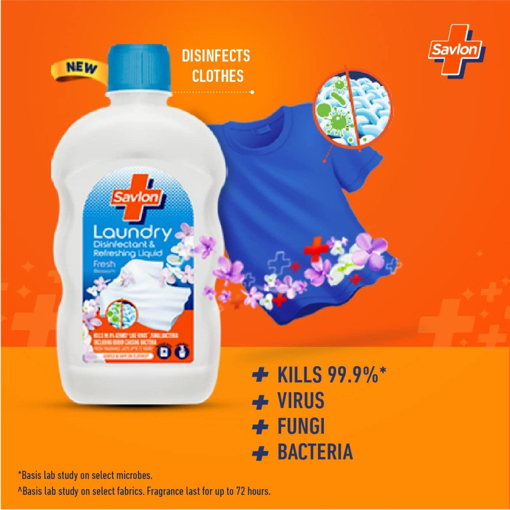Savlon Laundry Disinfectant & Refreshing Liquid : 1 ltr