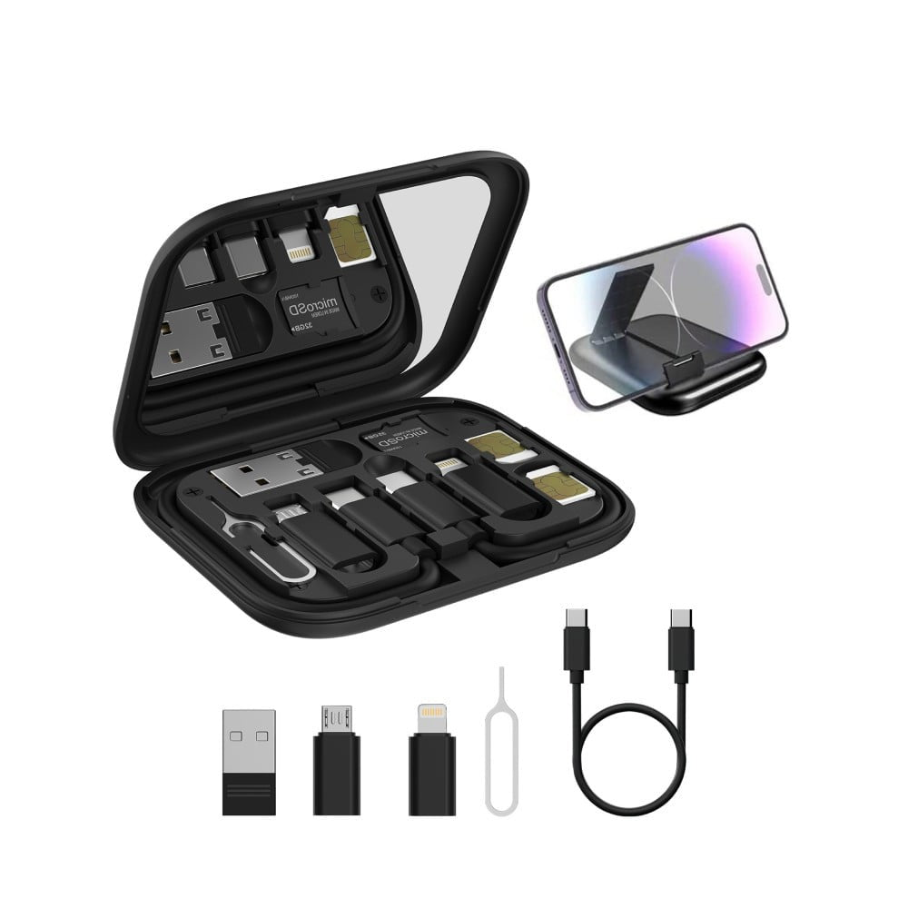 Portronics All-in-one Multipurpose Charging Cable & Connector Storage Box : 1 unit