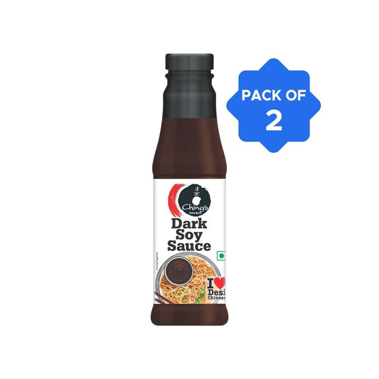 Ching's Secret Dark Soy Sauce Rich, Brown and Zesty - Pack of 2 : 2 x 210 g