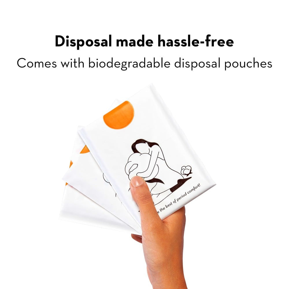 Plush Rash Free Sanitary Pads (with 2 Free Liners) : 10 pieces