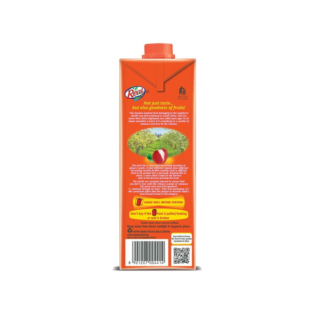 Real Fruit Power Litchi Juice : 1 ltr