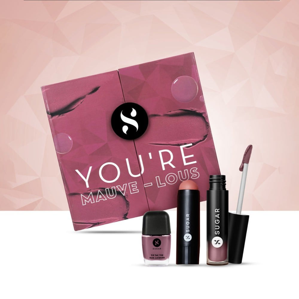SUGAR You're Mauve-lous Make Up Kit Gift Set : 1 pack (3 pieces)