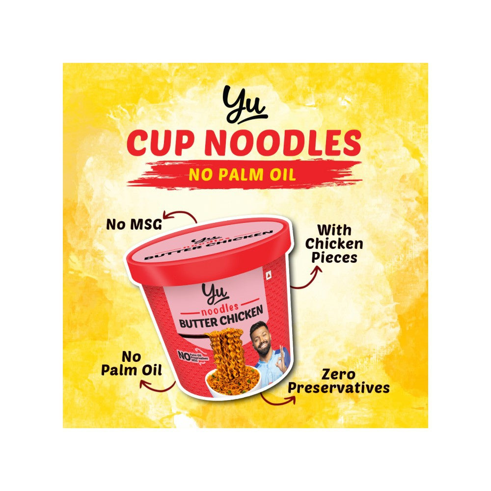 Yu Butter Chicken Cup Noodles - Pack of 3 : 3 x 70 g