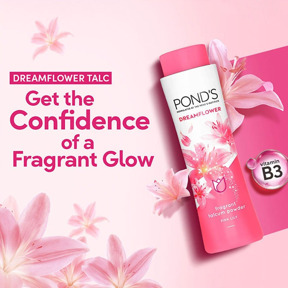 Pond's Dreamflower Fragrant Talcum Powder : 400 g