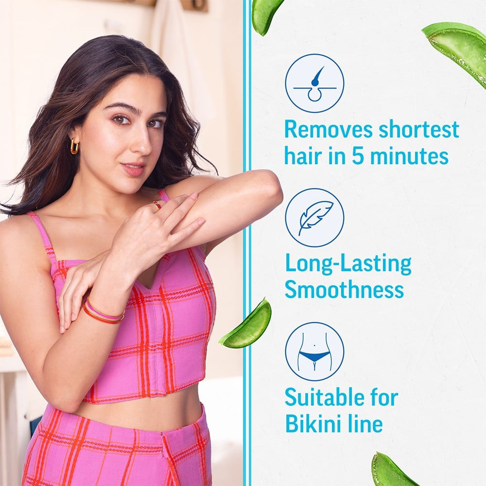 Veet Aloe Vera Sensitive Skin Hair Removal Cream - Pack of 3 : 3 x 30 g