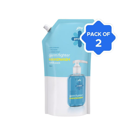 Godrej Protekt Germ Fighter Aqua - Liquid Hand Wash - Pack of 2 : 2 x 725 ml