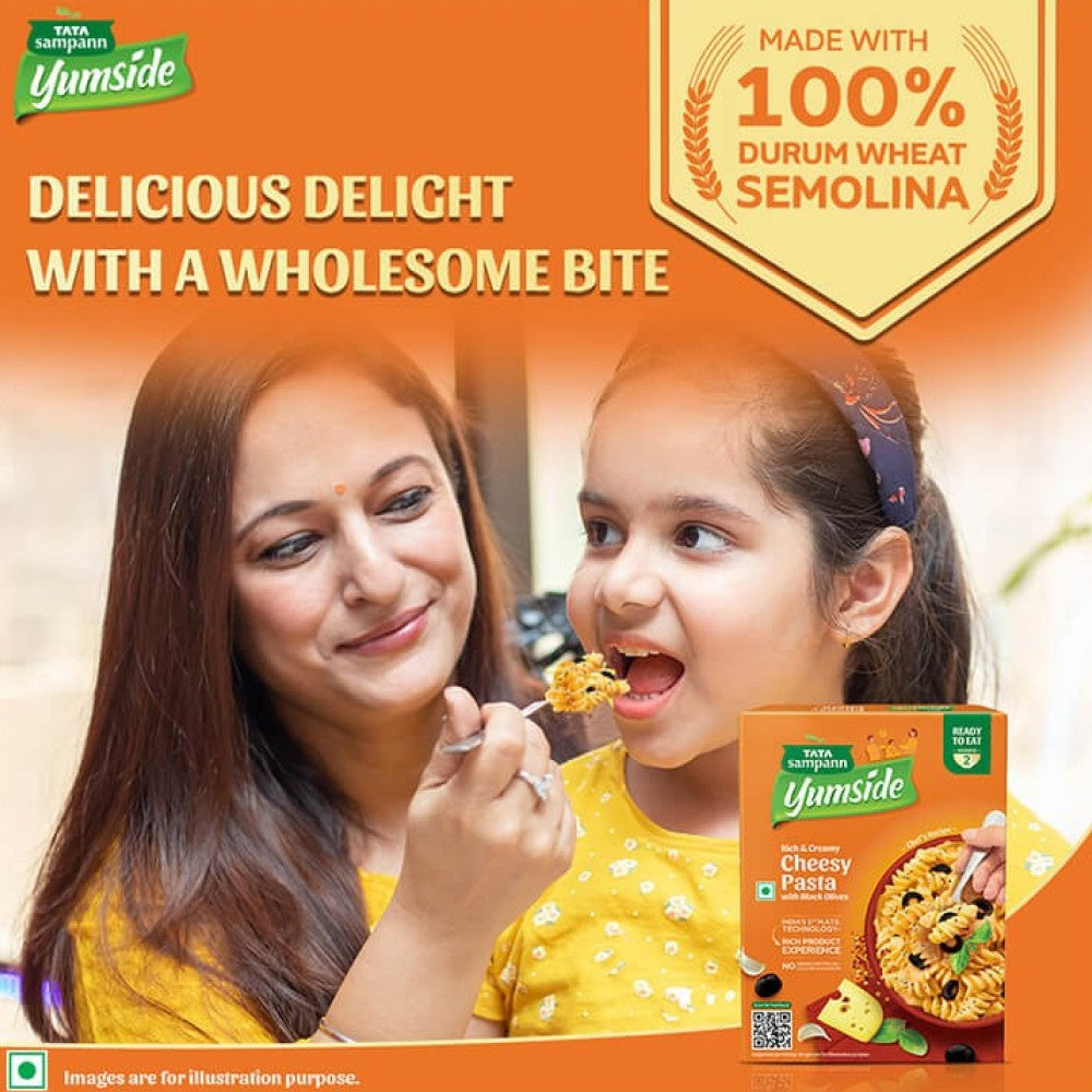 Tata Sampann Yumside Cheesy Pasta With Black Olives - Ready to Eat : 285 g