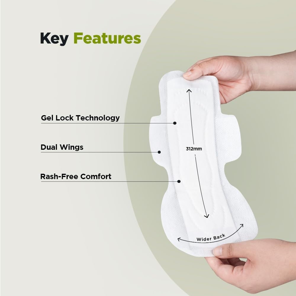 Pee Safe Ultra Thin Sanitary Pads : 12 pieces