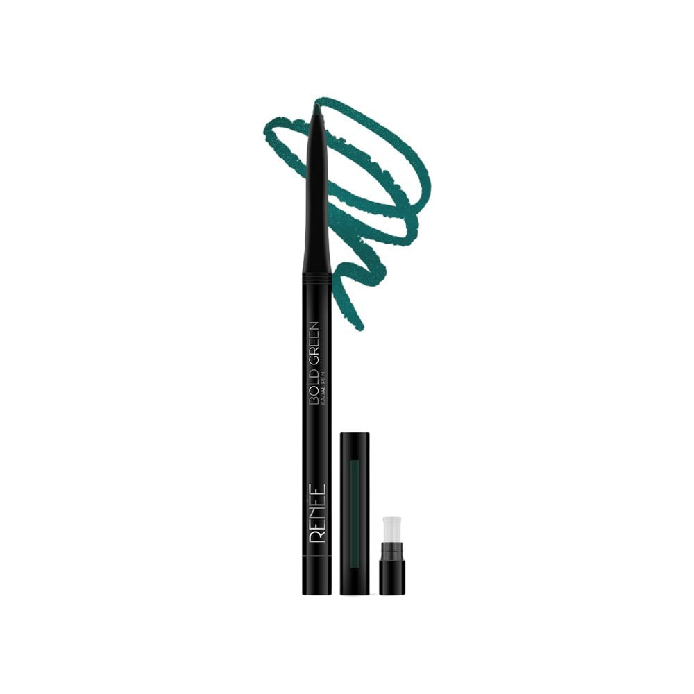 Renee Kajal Pen with Sharpener (Bold Green) : 0.35 g