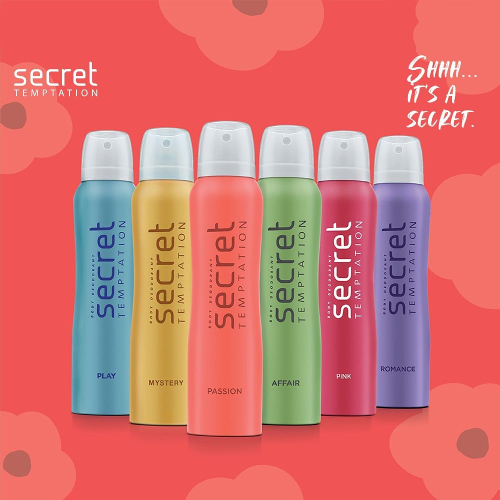 Secret Temptation Passion Body Women's Deodorant : 150 ml