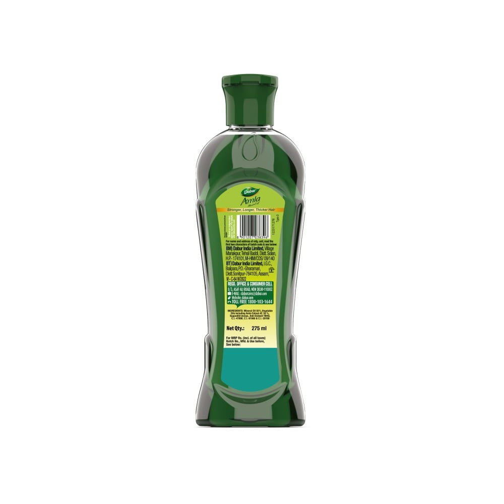 Dabur Amla Hair Oil - For Strong, Long and Thick Hair : 275 ml