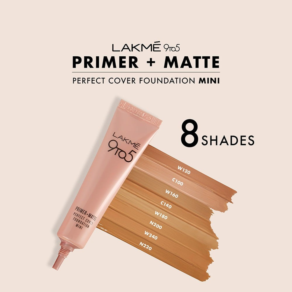 Lakme 9To5 Perfect Cover Mini Foundation (Cool Ivory) : 15 ml
