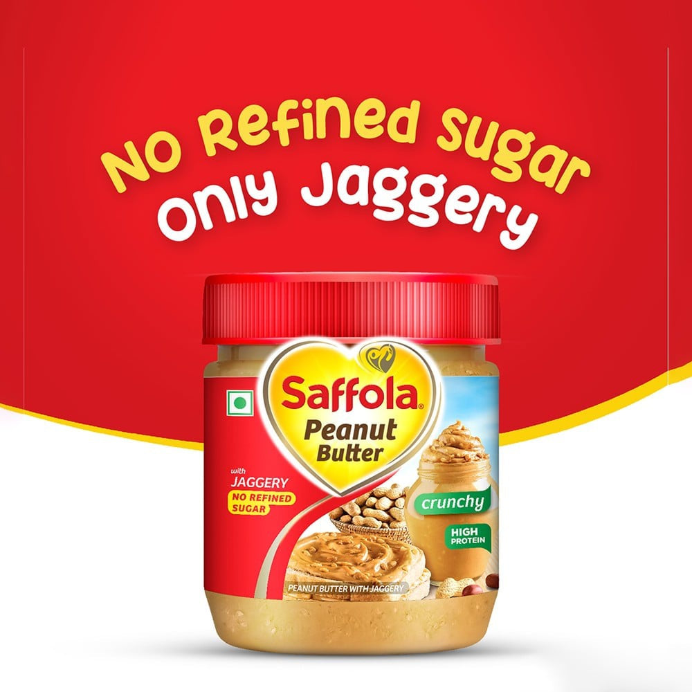Saffola Creamy Peanut Butter With Jaggery : 350 g