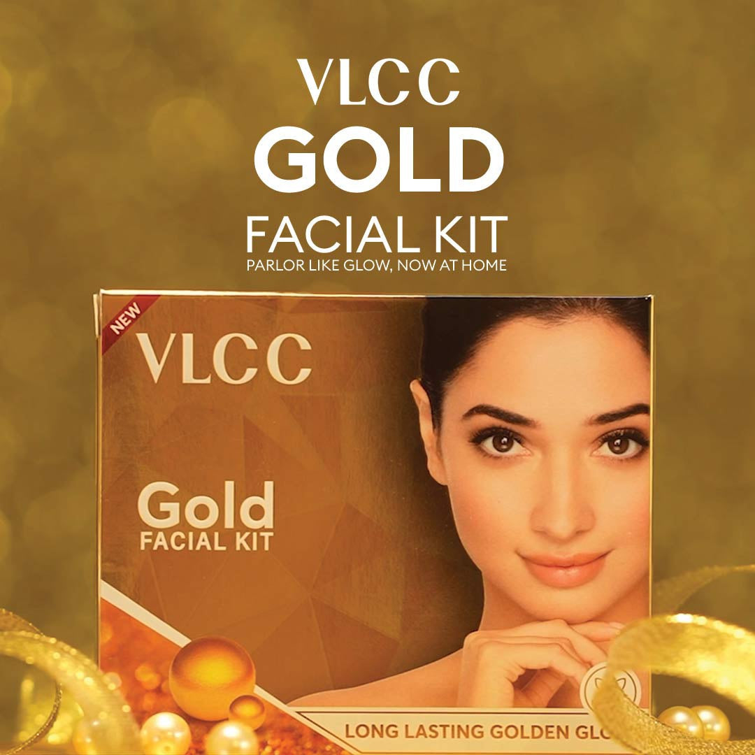 VLCC Gold Facial Kit For Luminous & Radiant Complexion : 60 g