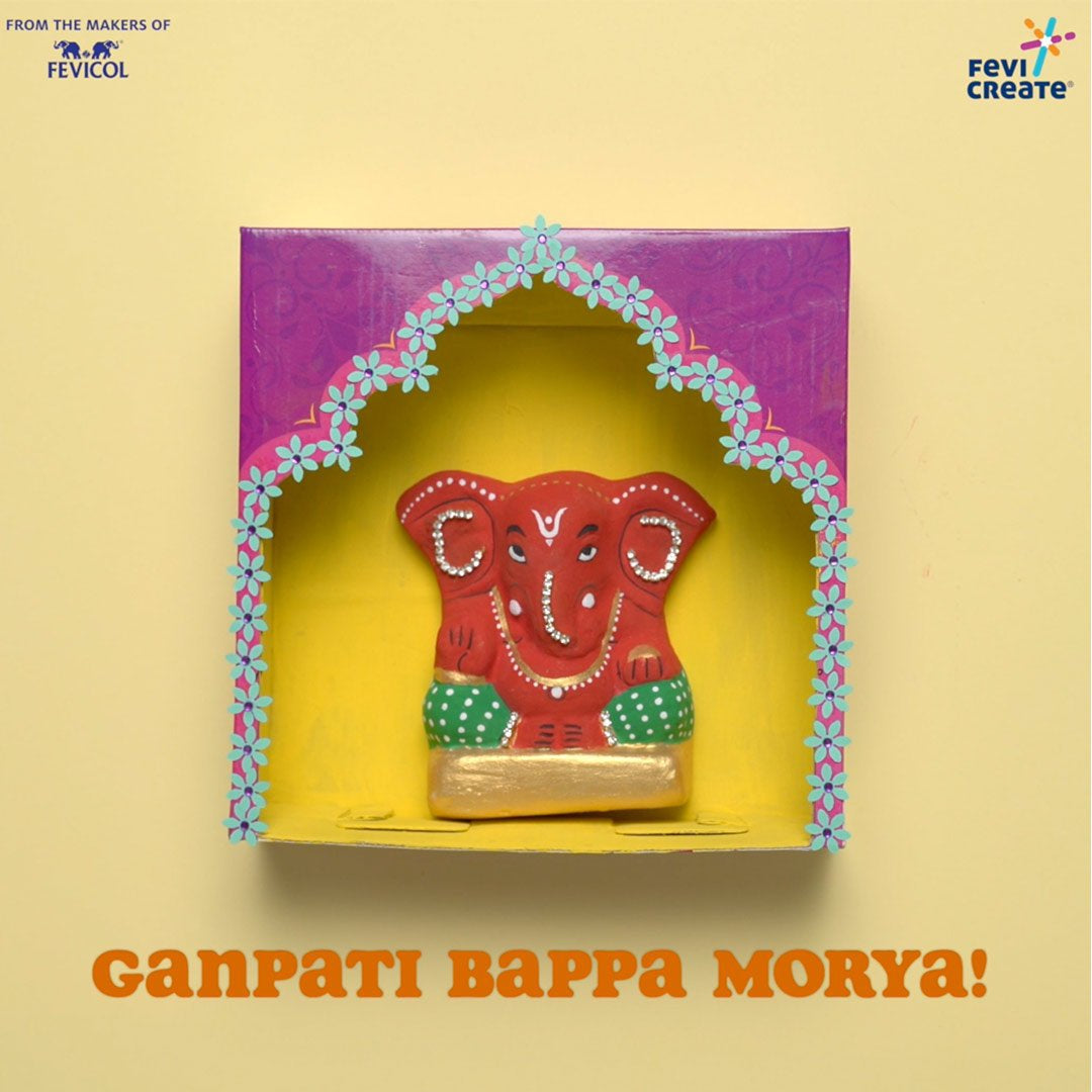 Pidilite Fevicreate Eco Friendly Ganesha Art Kit : 1 unit