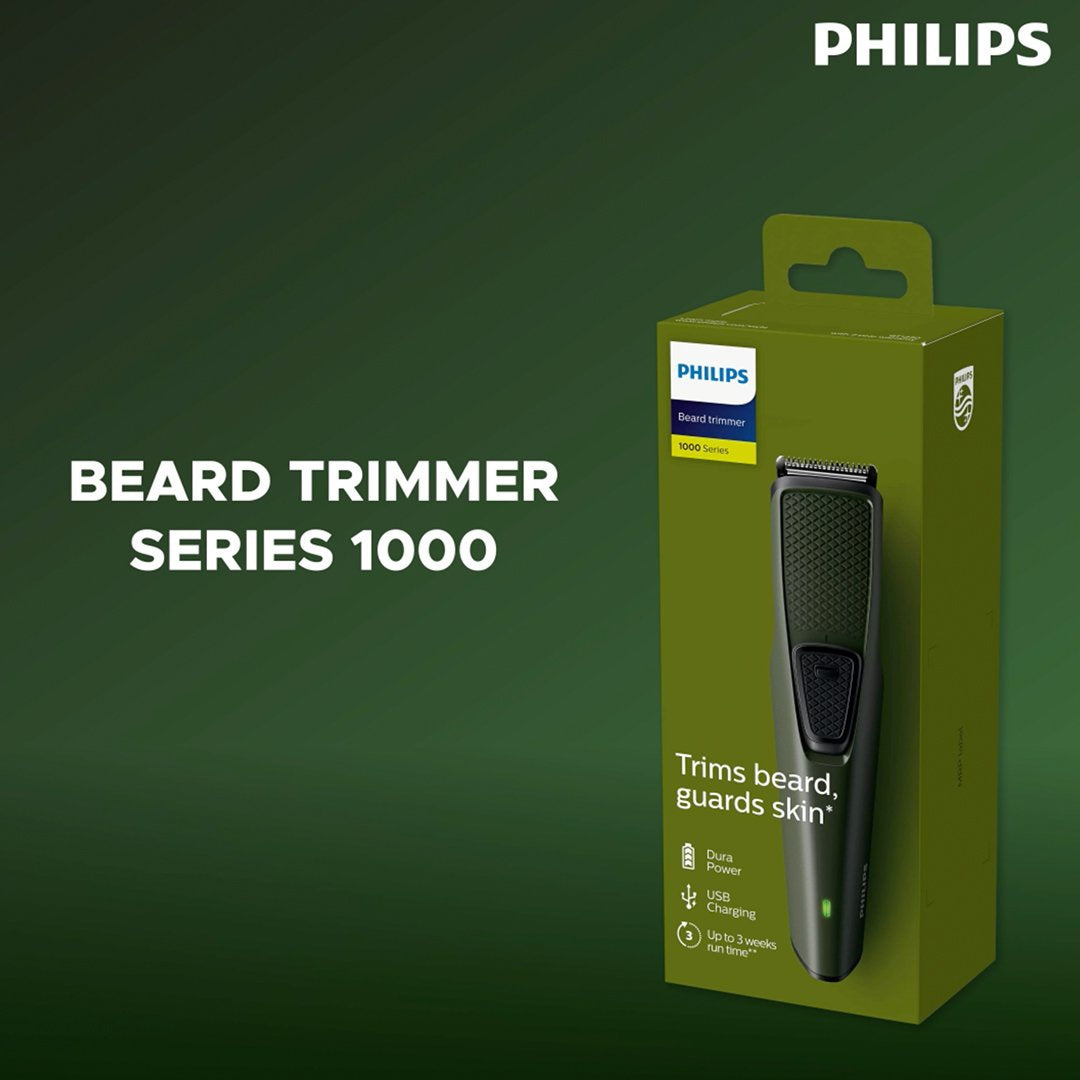 Philips BT1230/15 Beard Trimmer (Green, 45W, BT1230/15) : 1 unit