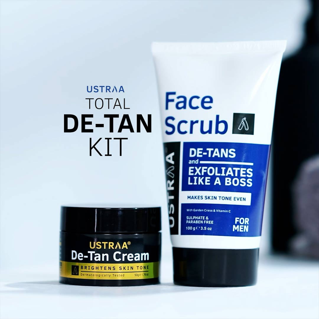 Ustraa De-Tan Face Scrub : 100 g