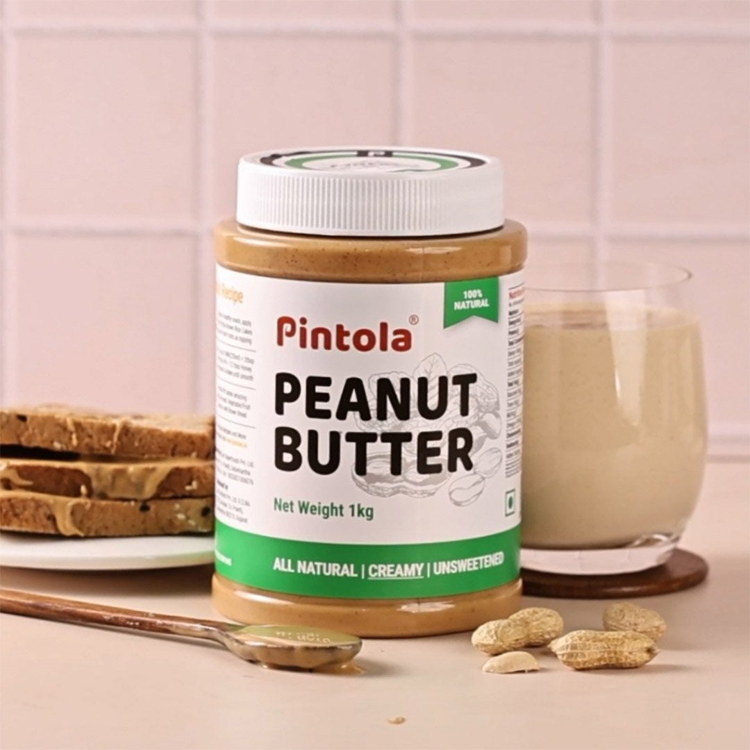 Pintola All Natural Creamy Peanut Butter (Unsweetened) : 1 kg