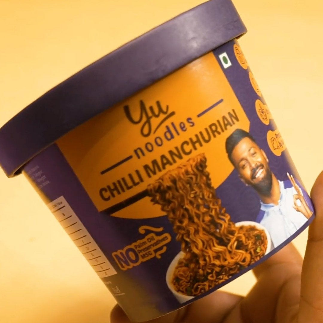 Yu Chilli Manchurian Instant Cup Noodles : 70 g