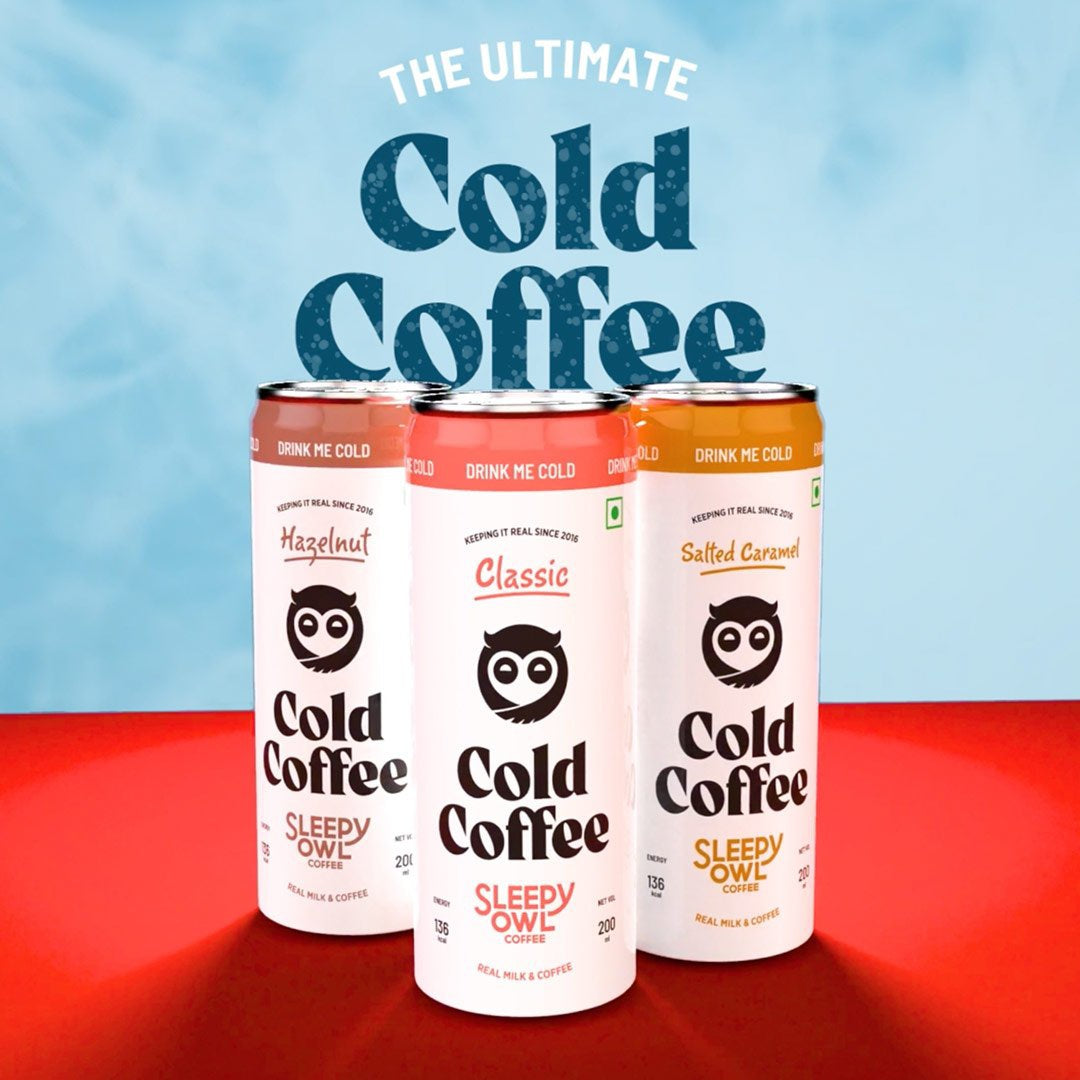 Sleepy Owl Classic Cold Coffee Can : 200 ml