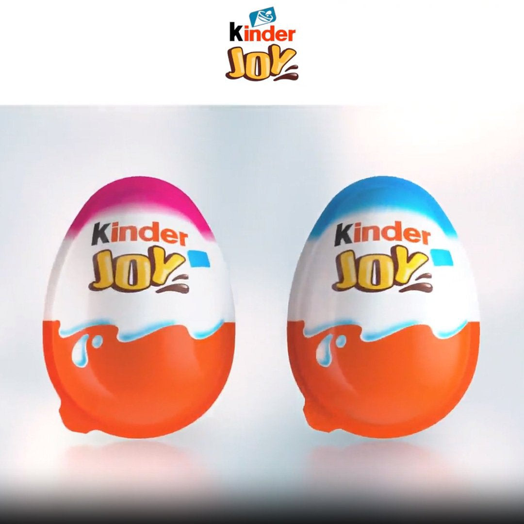 Kinder Joy Shaped Chocolate Pack (Pink Edition) : 1 pack (3 x 20 g)