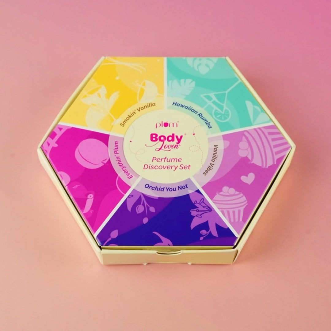 Plum BodyLovin' Perfume Gift Set (Discovery Set) : 1 pack (5 x 5 ml)