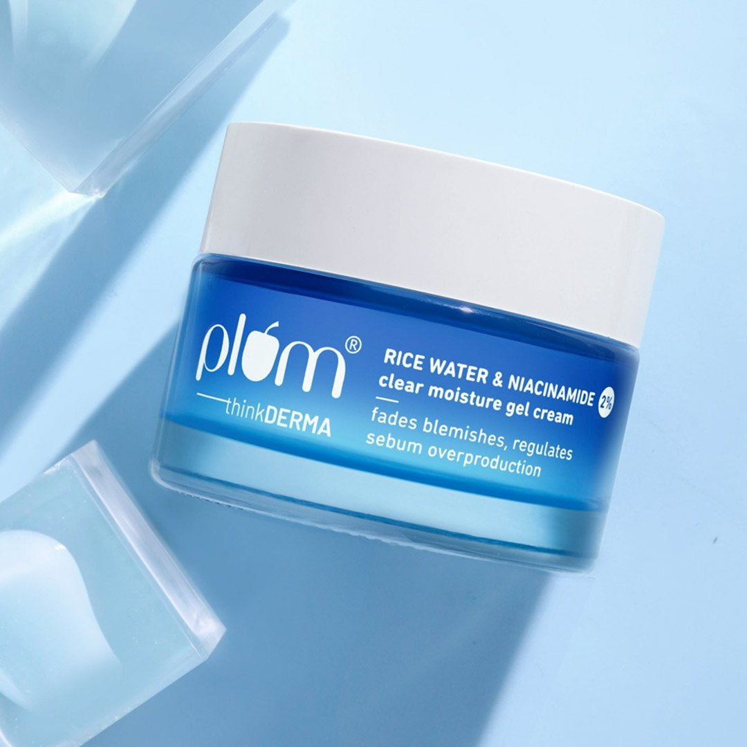 Plum Rice Water & 2% Niacinamide Face Moisturizing Gel : 50 g