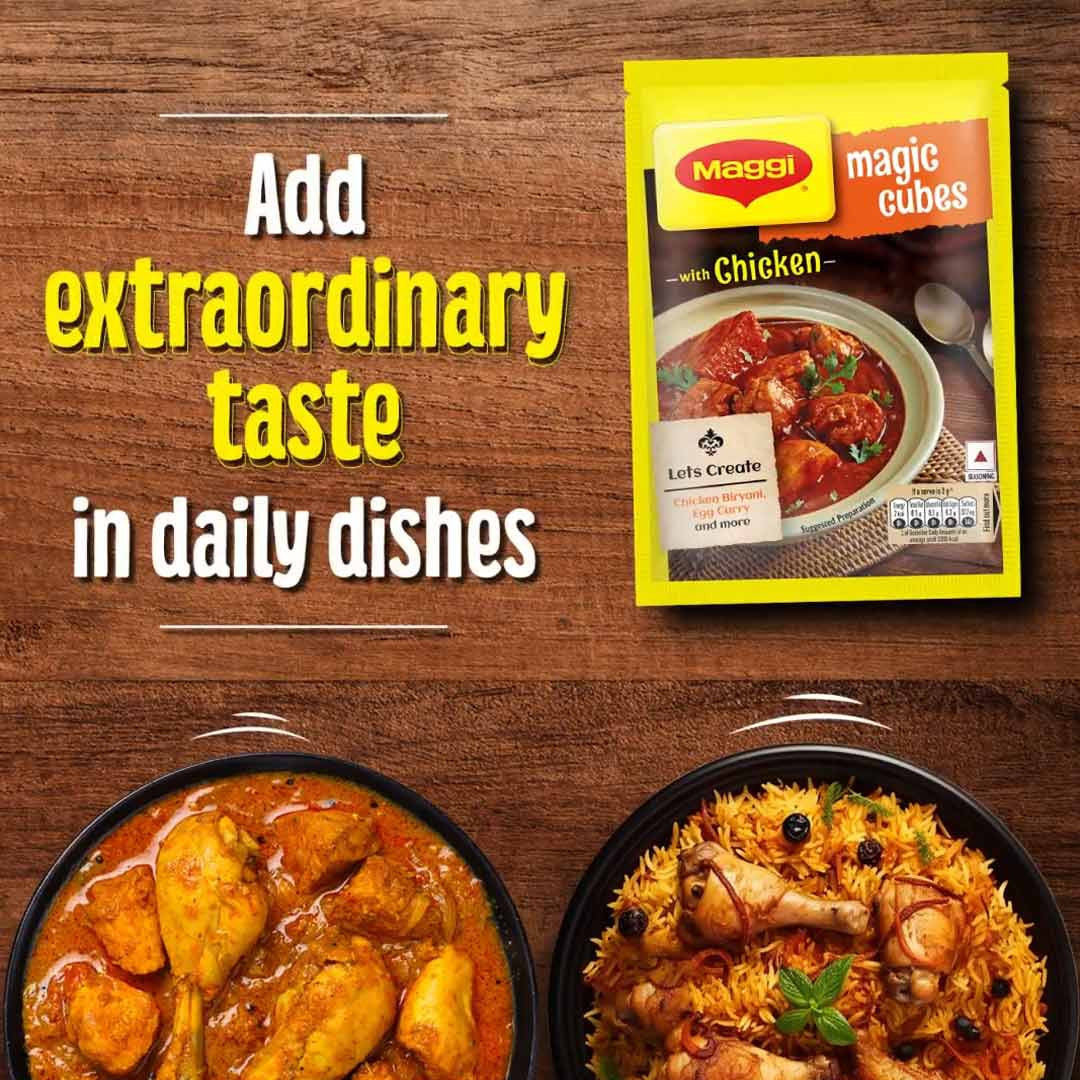 Maggi Magic Cubes Chicken Masala (10 Cubes) : 40 g
