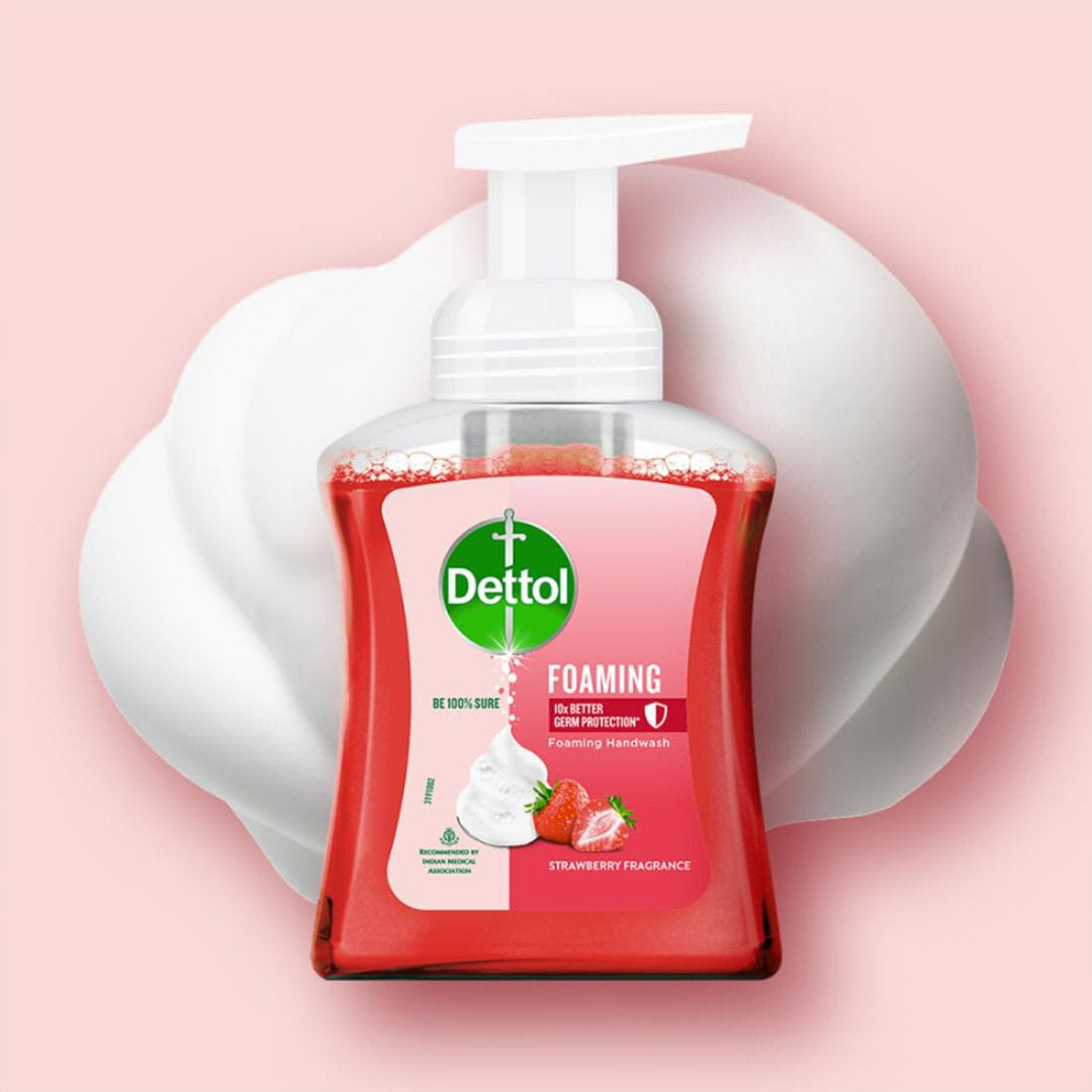 Dettol Strawberry Fragrance Foaming Handwash : 250 ml