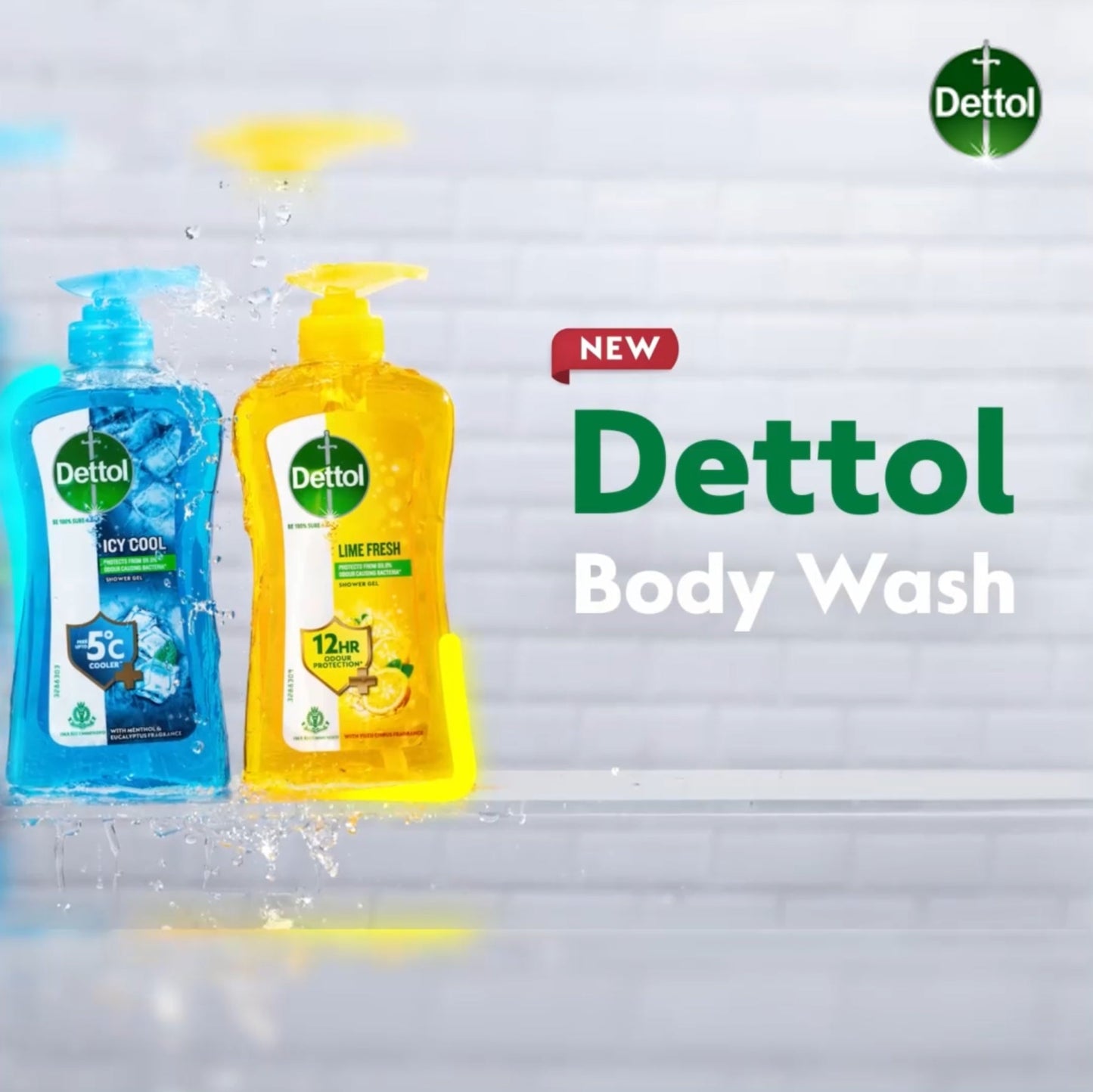 Dettol Lime Fresh Shower Gel : 250 ml